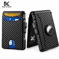 Carbon Fiber Black - Airtag Pocket